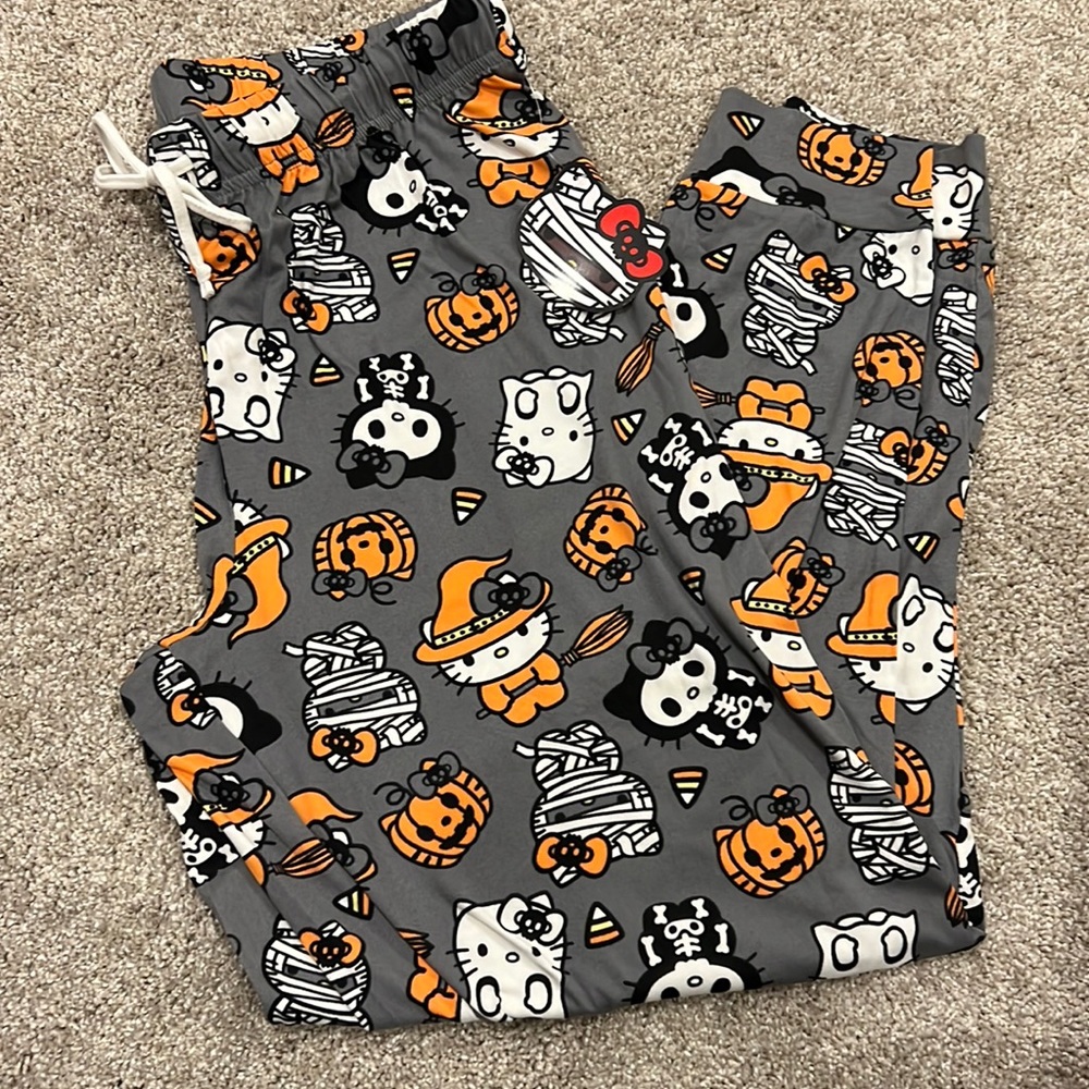 Hello Kitty Halloween Sleepwear Jogger Size M and Size L